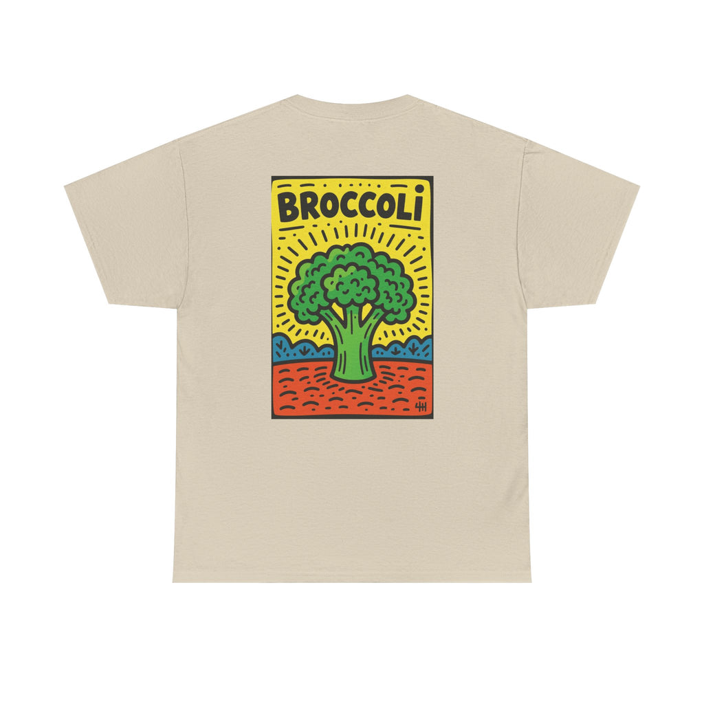 Broccoli Retro Veggie Poster T-Shirt