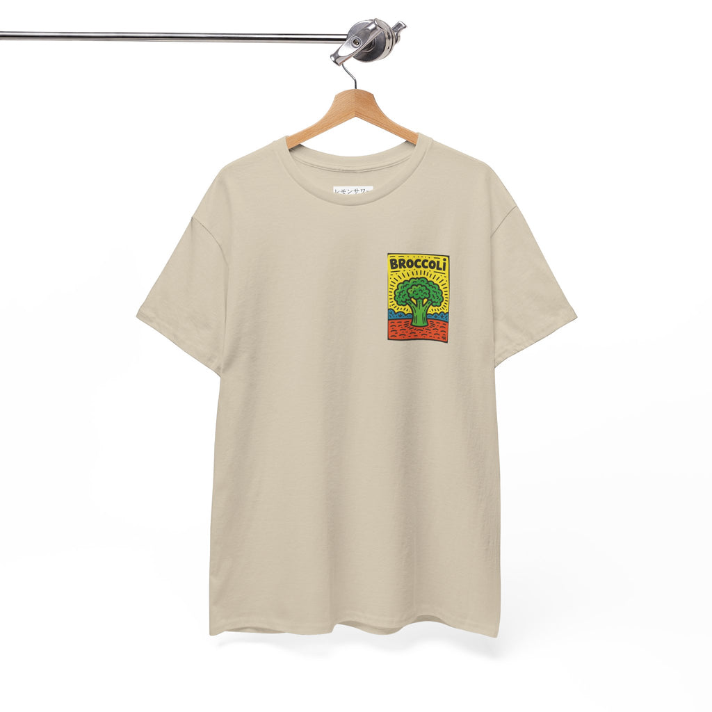 Broccoli Retro Veggie Poster T-Shirt