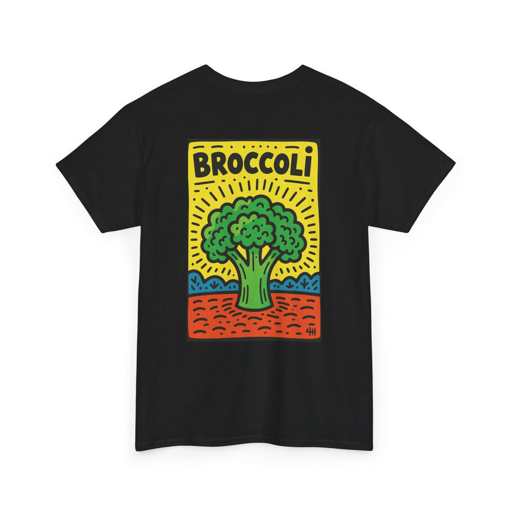 Broccoli Retro Veggie Poster T-Shirt