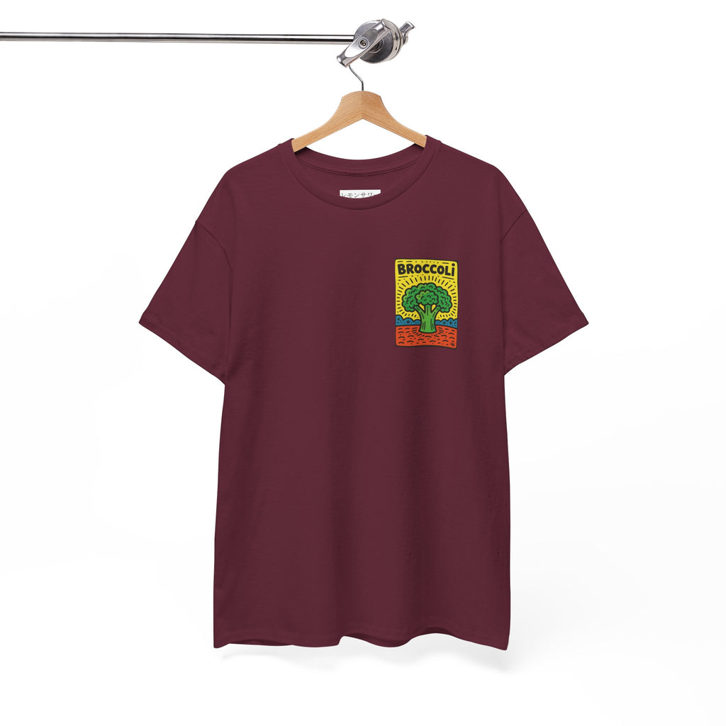 Broccoli Retro Veggie Poster T-Shirt