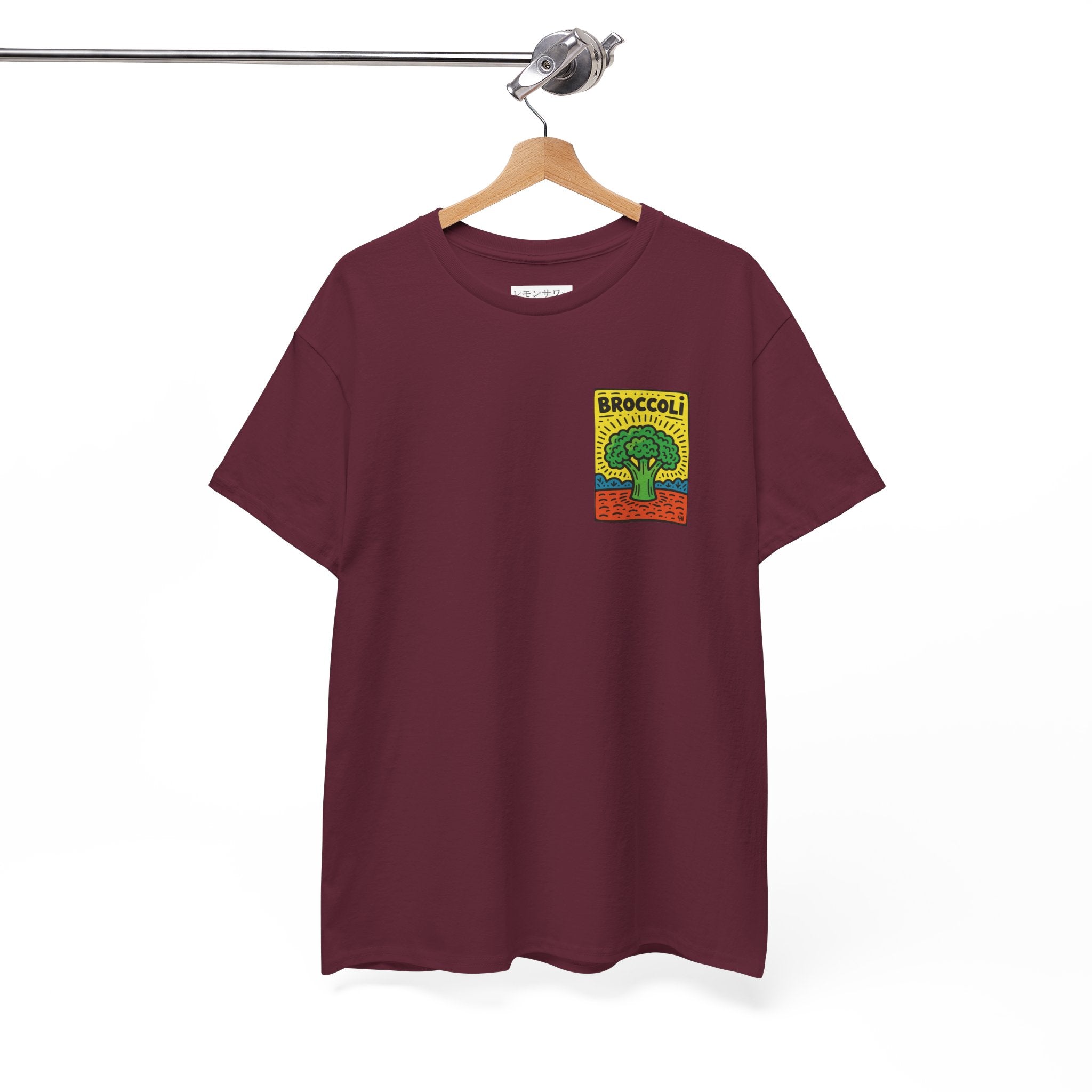 Broccoli Retro Veggie Poster T-Shirt