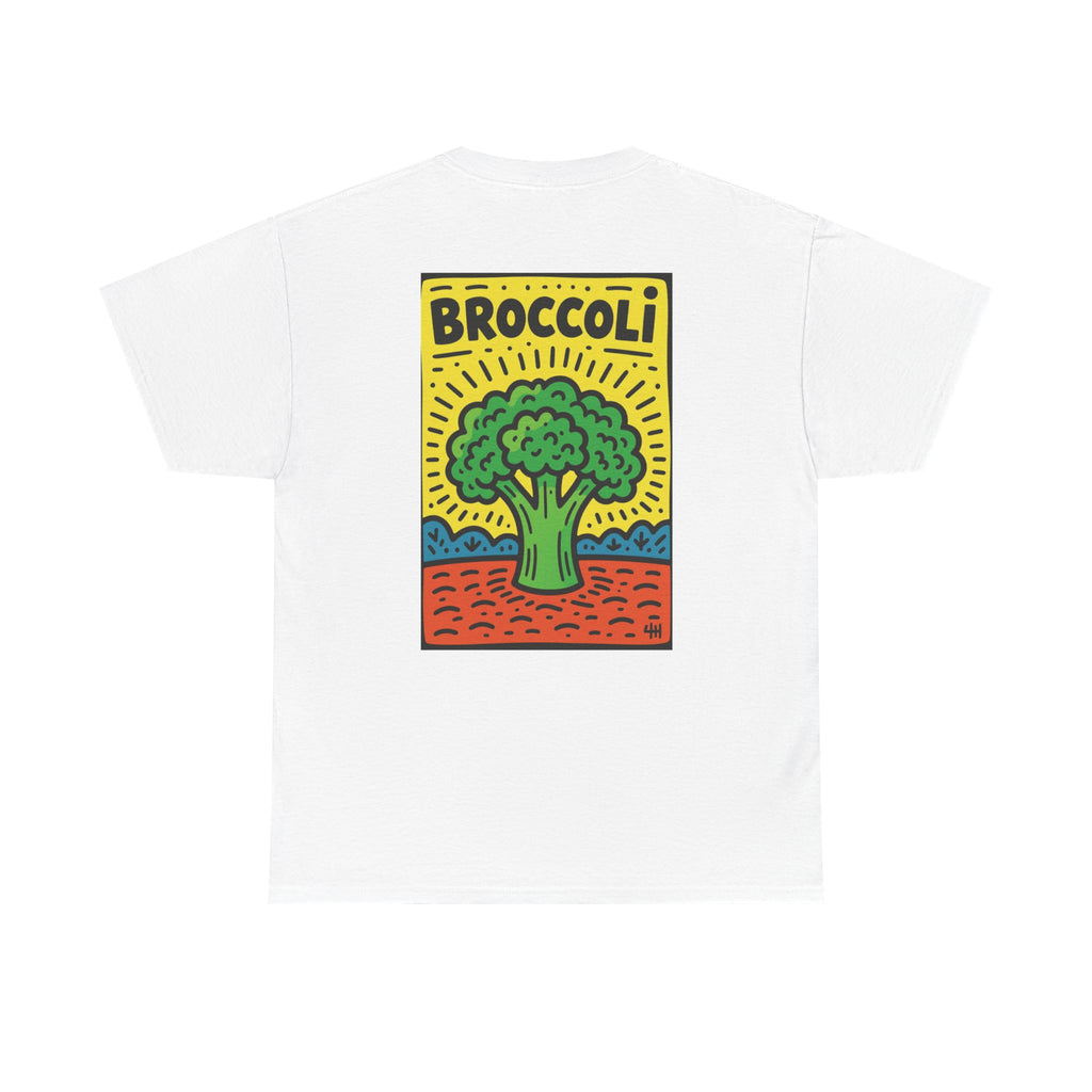 Broccoli Retro Veggie Poster T-Shirt