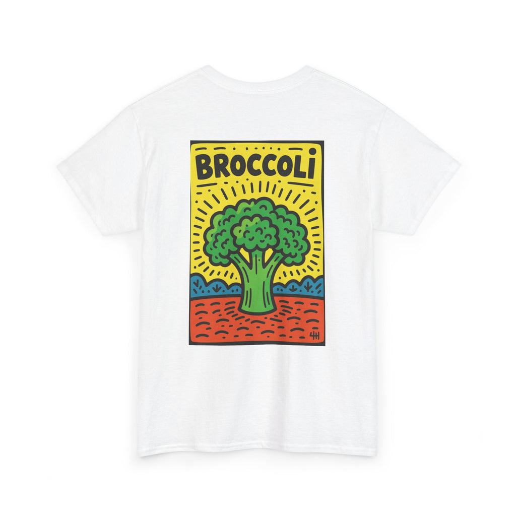 Broccoli Retro Veggie Poster T-Shirt