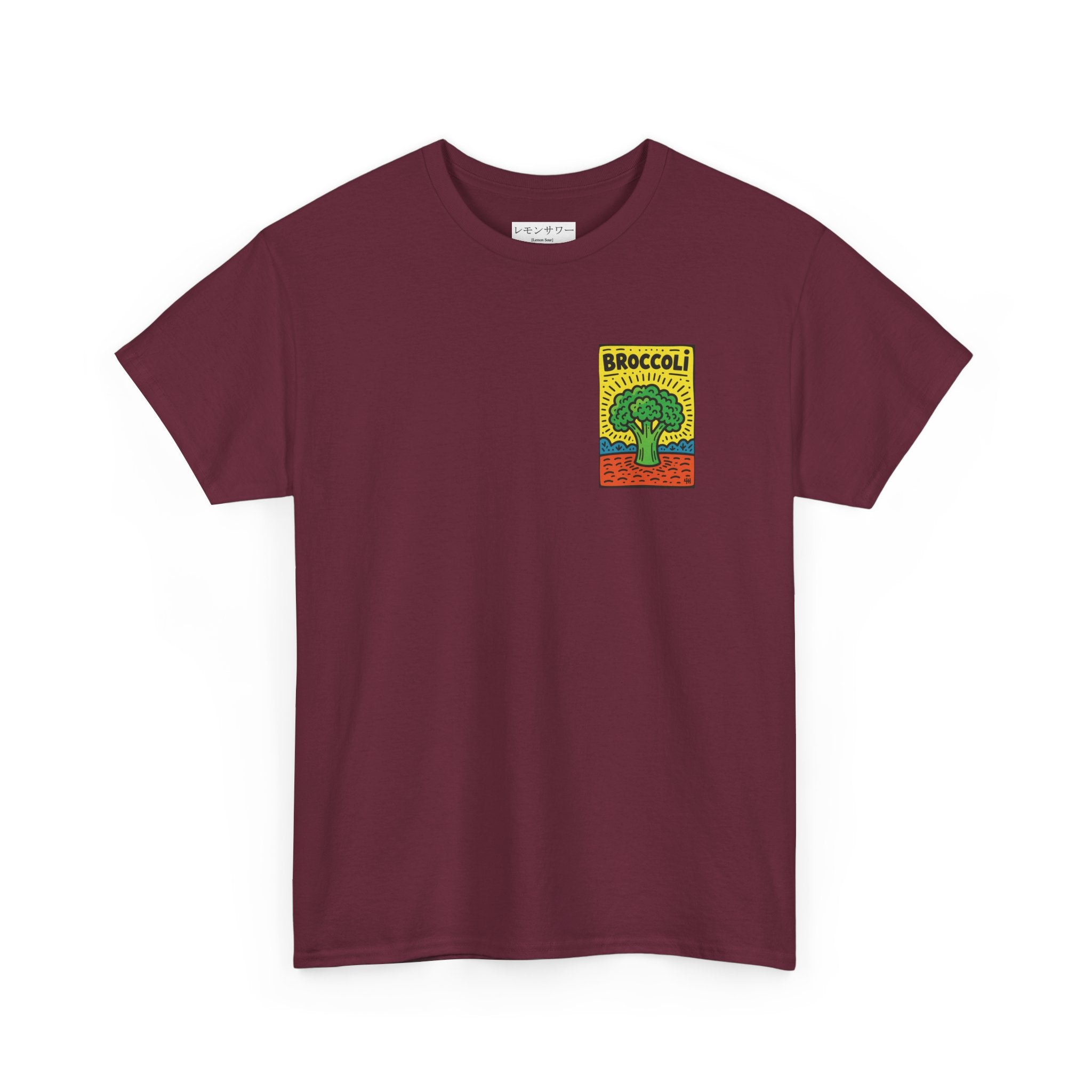 Broccoli Retro Veggie Poster T-Shirt