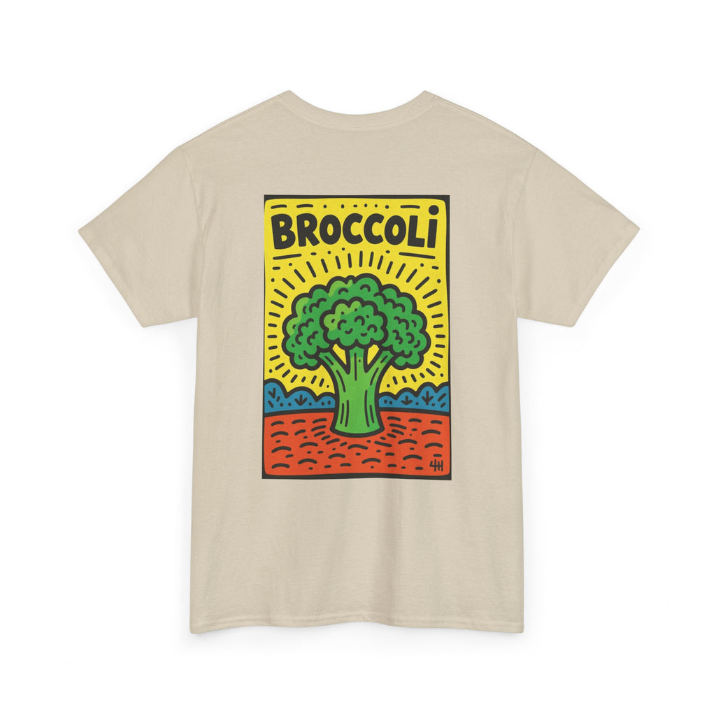 Broccoli Retro Veggie Poster T-Shirt